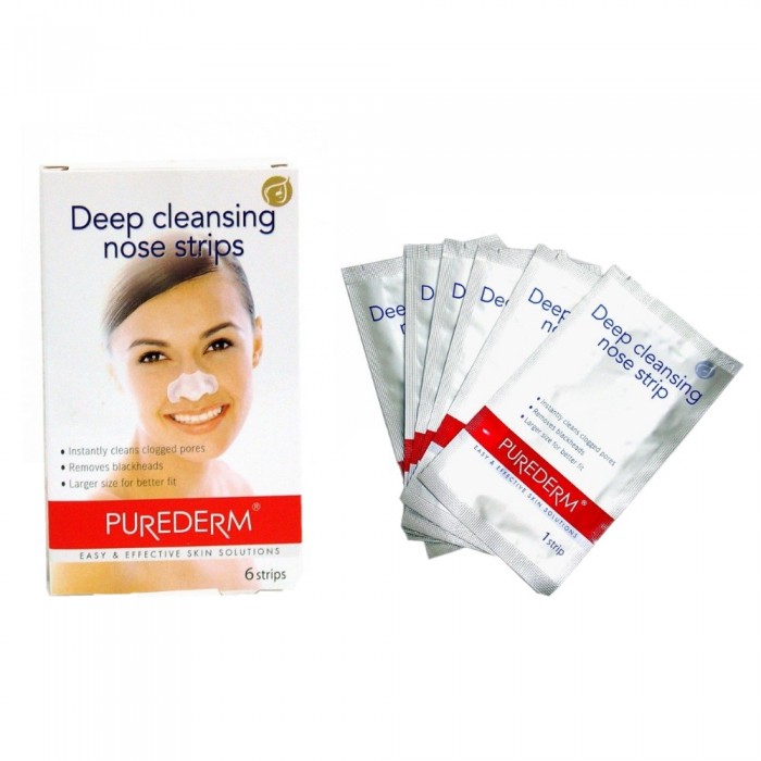 PUREDERM Deep cleansing nose strips are a one-step