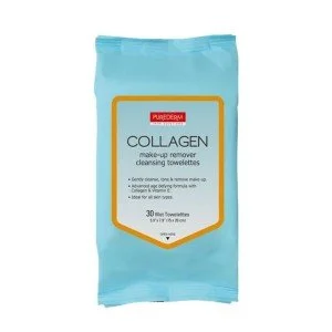 Purederm Collagen Makeup Remover Cleansing Towelettes 30 pcs