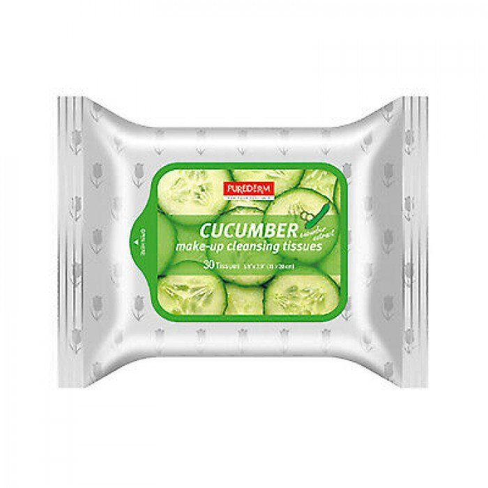 Purederm Make-Up Cleansing Tissues Cucumber