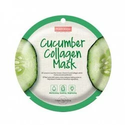 Purederm Circle Sheet Mask Collagen Cucumber |Veela Beauty