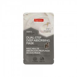 Purederm Dual Step Deep Absorbing Facial Peel Mask Charcoal &  Avocado | Veela Beauty