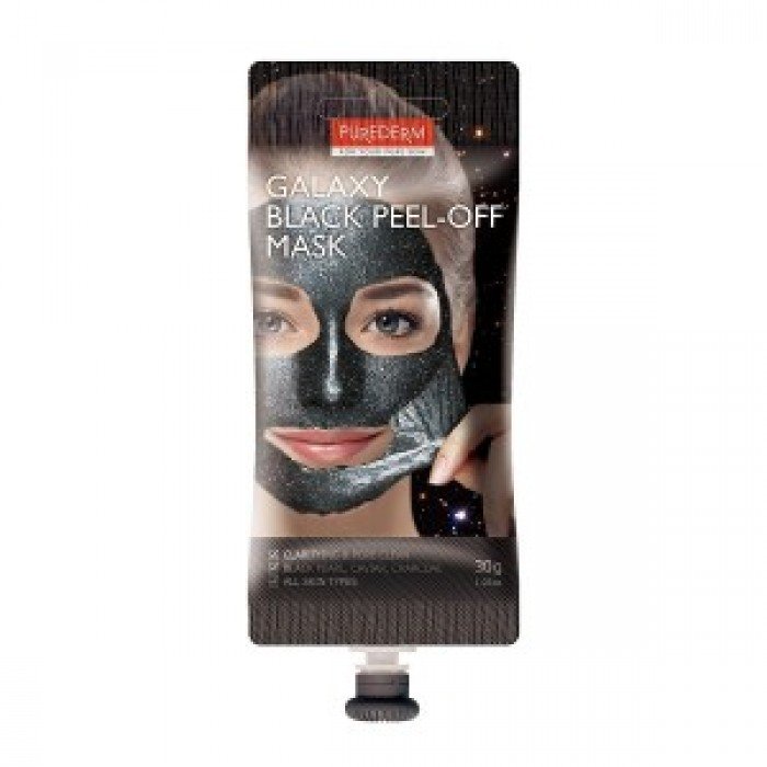 Purederm Galaxy Gold Peel-off Mask gently peels away Purederm Galaxy Gold Peel-off Mask gently peels away