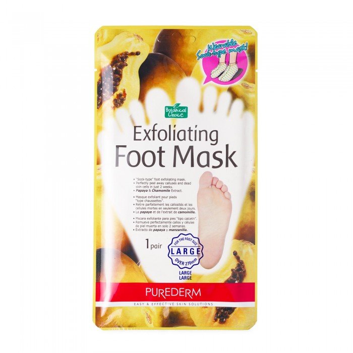 Feature 1. Papaya ingredients gently exfoliate and chamomile ingredients will calm your skin. 2. New type of callus removing the mask with foor care essence that is unwoven. Volume Over 270mm How to use 1. Cut the perf | Veela Beauty Feature 1 | فييلا بيوتي