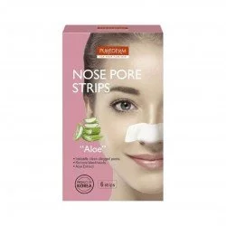 Purederm Botanical Choice Nose Pore Strips Aloe 6 |Veela