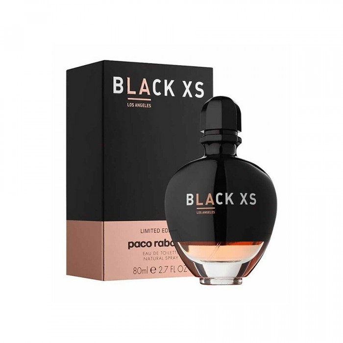 Paco Rabanne Black XS Los Angeles Eau de Toilette For Women 80ml The new fragrance duo Black XS Los Angeles, which arrived in