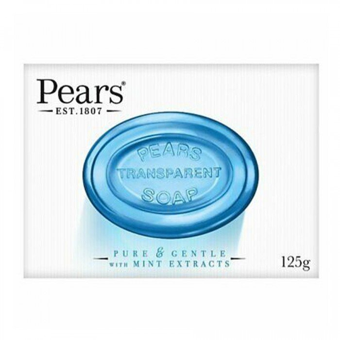 Pears soap with mint extract is enriched withthe goodness