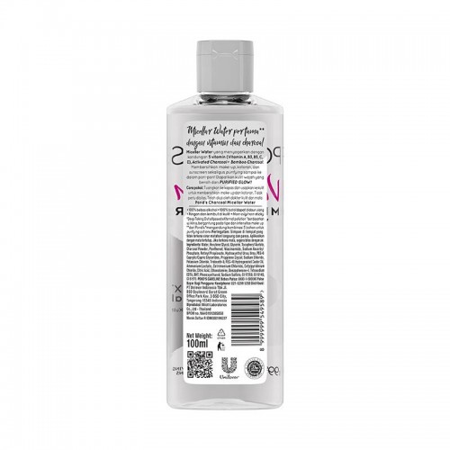 Ponds Micellar Charcoal Water Cleanser 100Ml Ponds Micellar Charcoal Water Cleanser 100Ml