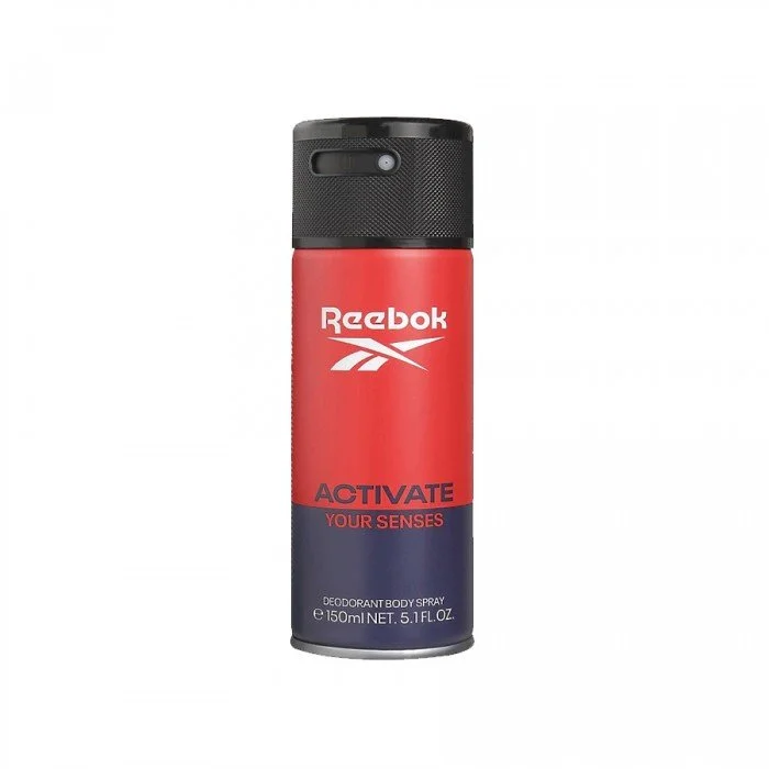 Reebok Deodorant Body Spray Activate Your Senses 150ml Reebok Deodorant Body Spray Activate Your Senses 150ml