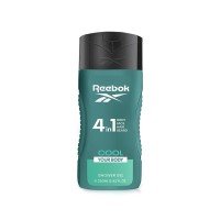 Reebok Men's Shower Gel 4in1 Cool Your Body With Aloe & Ginger Extract 250 ml