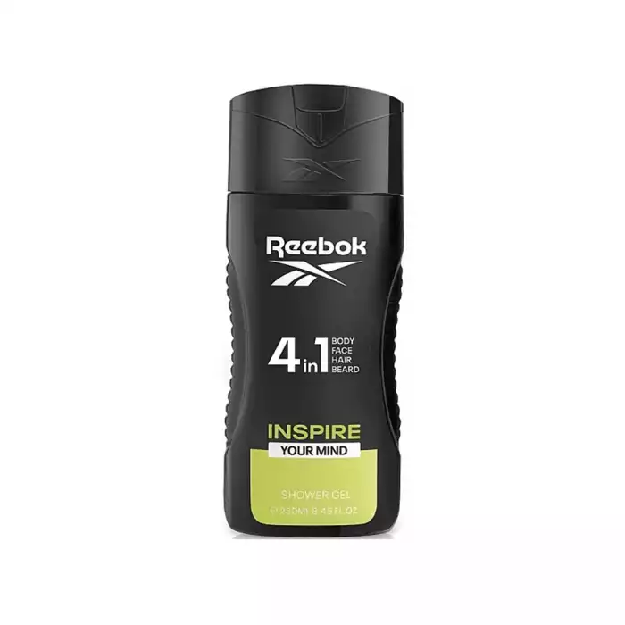 Reebok Mens Shower Gel 4in1 Inspire Your Mind 250 ml Reebok Mens Shower Gel 4in1 Inspire Your Mind 250 ml