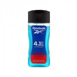 Reebok Men's Shower Gel 4in1 Cool Your Body With Aloe & Citrus Extract 250 ml