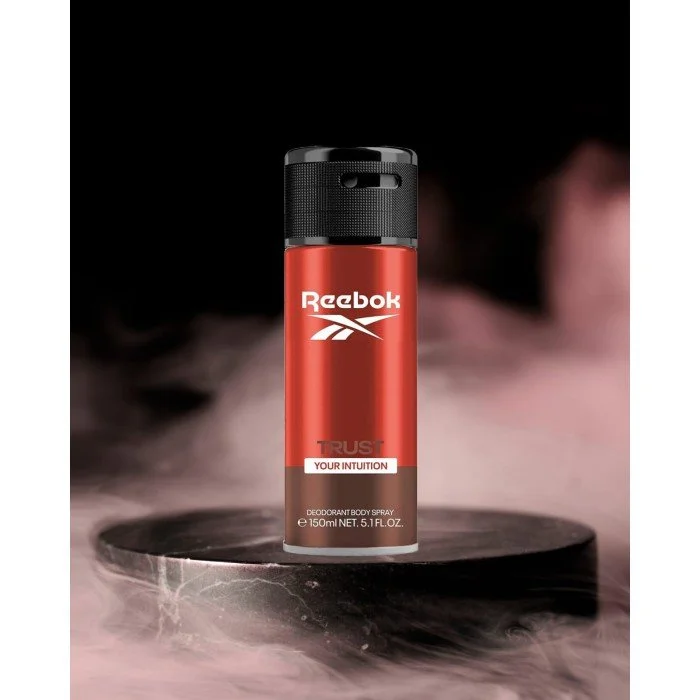 Reebok Deodorant Body Spray Trust Your Intuition 150ml Reebok Deodorant Body Spray Trust Your Intuition 150ml