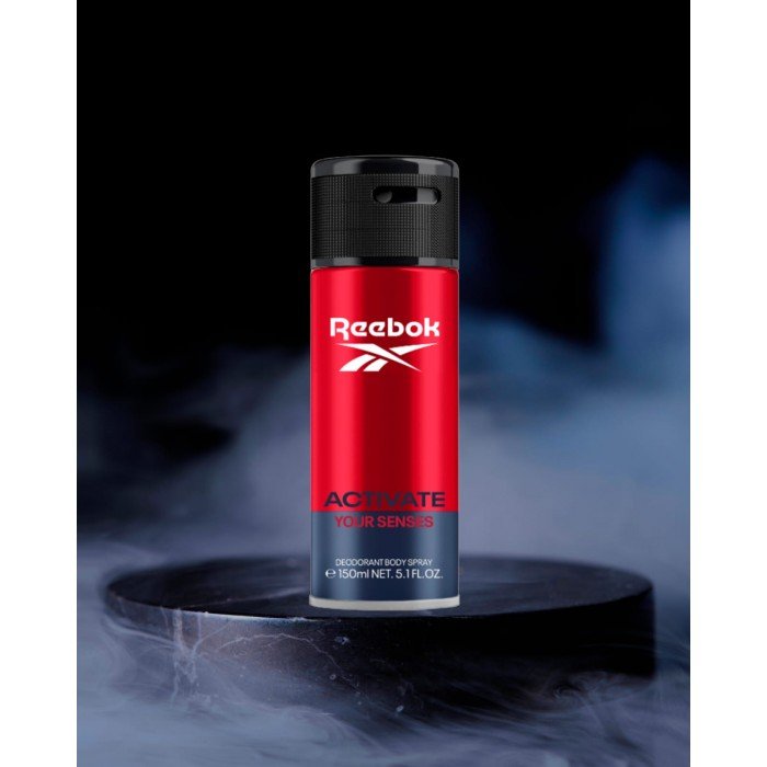 Reebok Deodorant Body Spray Activate Your Senses 150ml Reebok Deodorant Body Spray Activate Your Senses 150ml