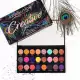 Show your true colors with this beautifully bold palette. 24 matte and shimmer pigmented shades, from warm bronze and neutral tones to pops of canary yellow, fuchsia pink, and turquoise hues. Get creative with this kale | Veela Beauty Show your true colors with this beautifully bold palette |