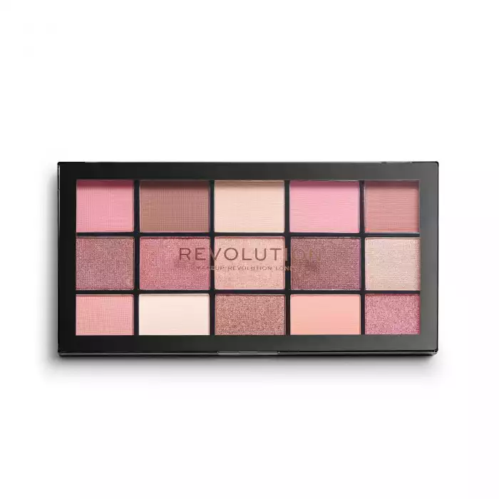 Revolution - Reloaded Eyeshadow Palette - Provocative -Revolution Reloaded Collection. -An eyeshadow palette with a perfect blend of 15 colors. -It has brown and beige bases, mixed with shimmering gold and burgundy and b | Veela Beauty Revolution - Reloaded Eyeshadow Palette - Provocative | Veela Beauty