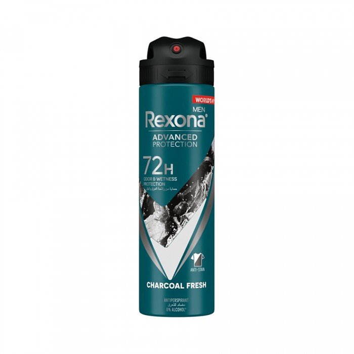 Rexona Men Advanced Protection 72H+ Antiperspirant Deodorant Charcoal Clean Spray 150ML
Product Description:Rexona Men Advanced