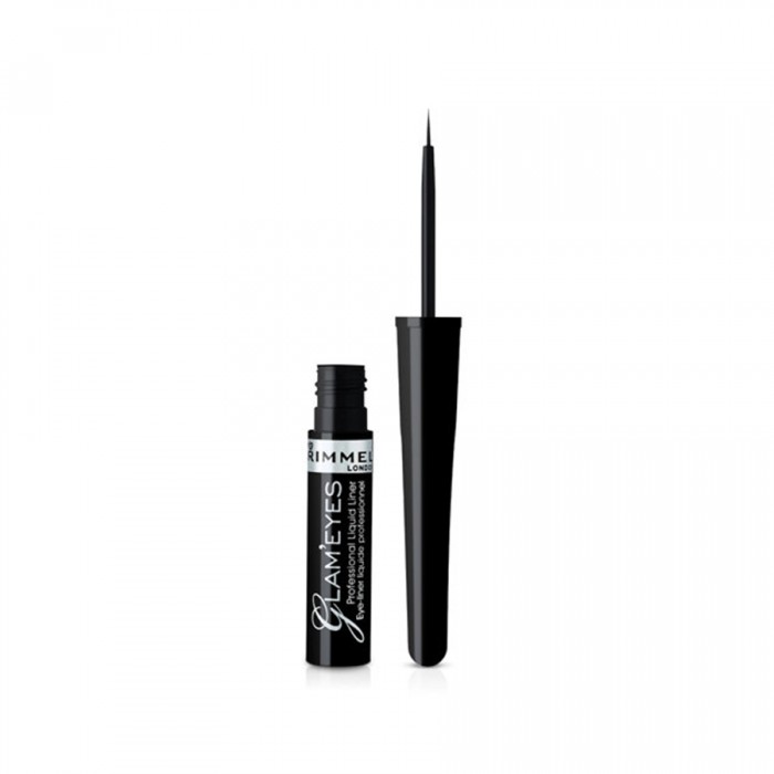 Rimmel London Glameyes Eyeliner 01 Black Glamour
It has a long lasting hold
Black Glamor is a very deep black shade
It has a liquid texture
Gives your eyes an attractive and bold look
Suitable for sensitive eyes
It is ea | Veela Beauty Rimmel London Glameyes Eyeliner 01 Black Glamour
It has a