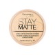 Rimmel London Stay Matte Pressed Powder 01 TransparentIt is stable for a long timeIt has a creamy textureIt is characterized by its light formulaIt gives you a beautiful glowing lookProvides even coverage to correct | Veela Beauty Rimmel London Stay Matte Pressed Powder 01 Transparent
It