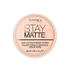 Rimmel London Stay Matte Pressed Powder 02 Pink Blossom
It is stable for a long time
It has a creamy texture
It is characterized by its light formula
It gives you a beautiful glowing look
Provides even coverage to correc | Veela Beauty Rimmel London Stay Matte Pressed Powder 02 Pink Blossom
It