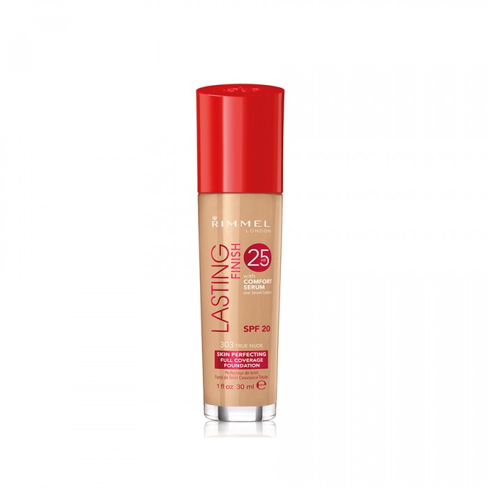 Rimmel London Lasting Finish Foundation 303 True Nude It has long lasting stability It has a creamy and soft texture It is distinguished by its matte color moisturizes your skin It is distinguished by its intense color f | Veela Beauty Rimmel London Lasting Finish Foundation 303 True Nude It