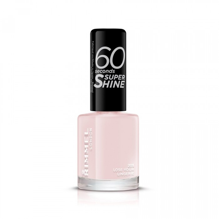 Rimmel London Super Shine Nail Polish 203 Lose Your Lingerie
It has a high glossy finish
Dries fast in 60 seconds
It is stable for up to 10 days
Gives your nails a beautiful look
It is easy to use. | Veela Beauty Rimmel London Super Shine Nail Polish 203 Lose Your