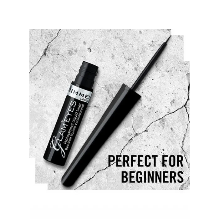 Rimmel London Glameyes Eyeliner 01 Black Glamour
It has a long lasting hold
Black Glamor is a very deep black shade
It has a liquid texture
Gives your eyes an attractive and bold look
Suitable for sensitive eyes
It is ea | Veela Beauty Rimmel London Glameyes Eyeliner 01 Black Glamour
It has a