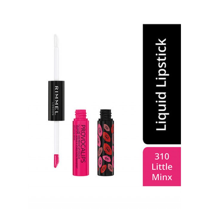 Rimmel London Provocalips 16HR Kissproof Lip Colour 310 Little Minx
It has a long-wearing effect of up to 16 hours
water resistant
It is characterized by its light formula
moisturizes the lips
It gives you a beautiful gl | Veela Beauty Rimmel London Provocalips 16HR Kissproof Lip Colour 310