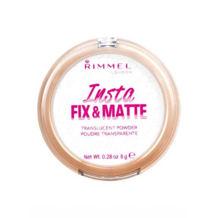 Rimmel London Insta Fix & Matte Pressed Powder Translucent
It has a creamy texture
Hides flaws
It is distinguished by its matte color
It is characterized by its light formula
It gives you a beautiful and attractive look | Veela Beauty Rimmel London Insta Fix & Matte Pressed Powder