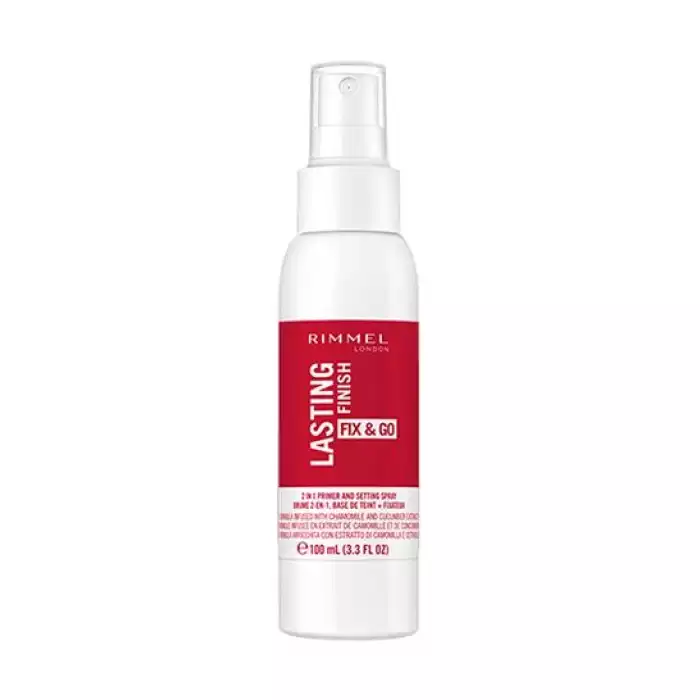 Rimmel London Fix & Go Setting Spray Clear 100ml
Refreshing spray that lasts all day
It sets makeup for up to 8 hours
It gives you a beautiful and attractive look
Maintains a flawless look
2 in 1 makeup primer
It is easy | Veela Beauty Rimmel London Fix & Go Setting Spray Clear 100ml
Refreshing