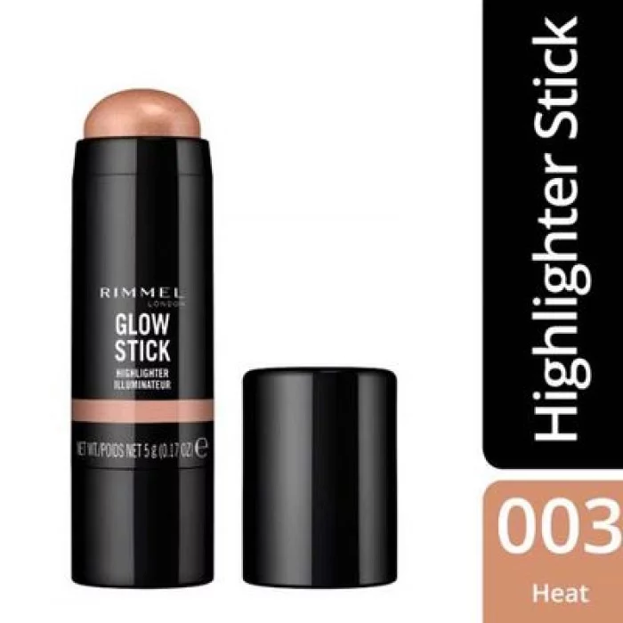 Rimmel London Glow Stick Highlighter 003 Heat
Hides