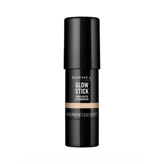 Rimmel London Glow Stick Highlighter 002 Bold
Hides flaws
It has a soft creamy texture
It is stable for a long time
Gives you a beautiful, radiant look when used
It is easy to use and integrate. | Veela Beauty Rimmel London Glow Stick Highlighter 002 Bold
Hides