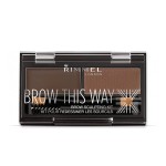 Rimmel London Brow This Way Sculpting EyeBrow Palette 003 Dark Brown