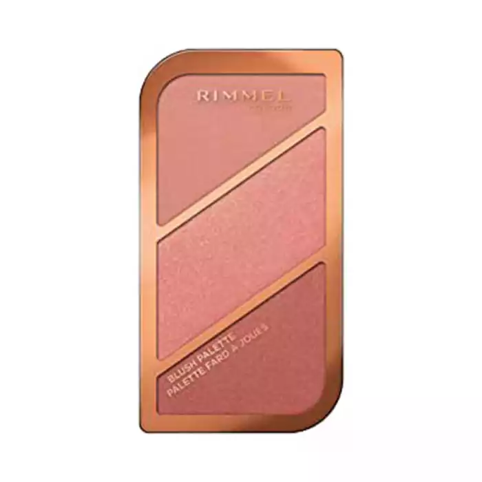 Rimmel London Golden Bronze Highlight Contour Blush Palette 005 باليت احمر خدود كونتور جولدن