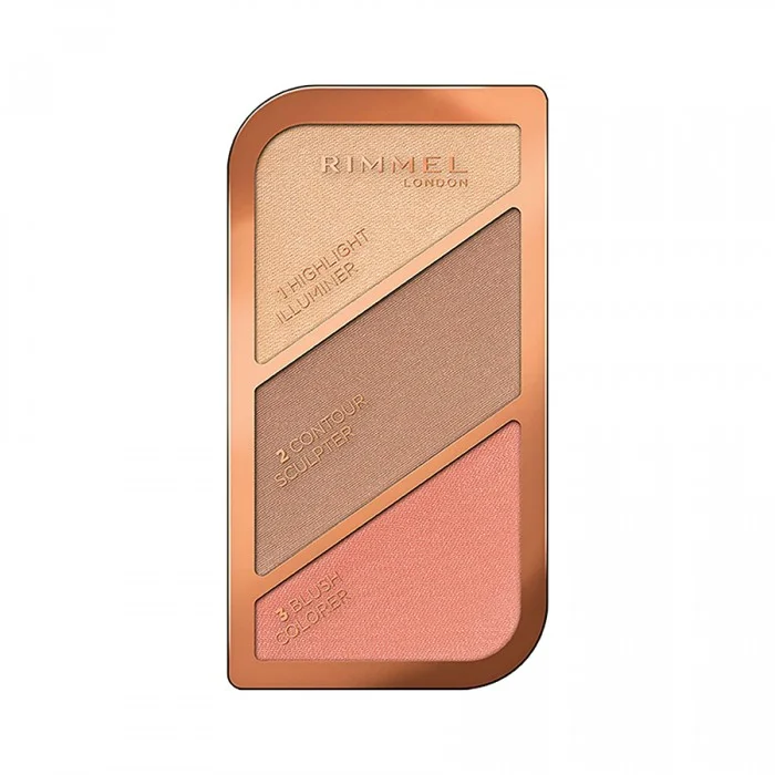 Rimmel London Golden Bronze Kate Face Sculpting Kit 003Highly pigmented particles ensure a sculpted colour pay-off.Blends effortlessly to impart a natural glow to your cheeks.Carefully composed to feel light and remai | Veela Beauty Rimmel London Golden Bronze Kate Face Sculpting Kit