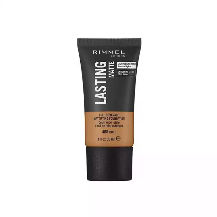 Rimmel LondonLasting Finish Matte Foundation Mousse 408 Maple
It has long lasting stability
It has a creamy and soft texture
It is distinguished by its matte color
moisturizes your skin
It is distinguished by its intense | Veela Beauty Rimmel LondonLasting Finish Matte Foundation Mousse 408