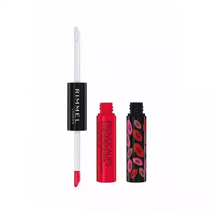 Rimmel London Provocalips 16Hr Kiss Proof Lip Color 500 Kiss Me You Fool
It has a long-wearing effect of up to 16 hours
water resistant
It is characterized by its light formula
moisturizes the lips
It gives you a beauti | Veela Beauty Rimmel London Provocalips 16Hr Kiss Proof Lip Color 500