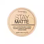 Rimmel London Stay Matte Pressed Powder 01 Transparent