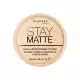 Rimmel London Stay Matte Pressed Powder 01 TransparentIt is stable for a long timeIt has a creamy textureIt is characterized by its light formulaIt gives you a beautiful glowing lookProvides even coverage to correct | Veela Beauty Rimmel London Stay Matte Pressed Powder 01 Transparent
It