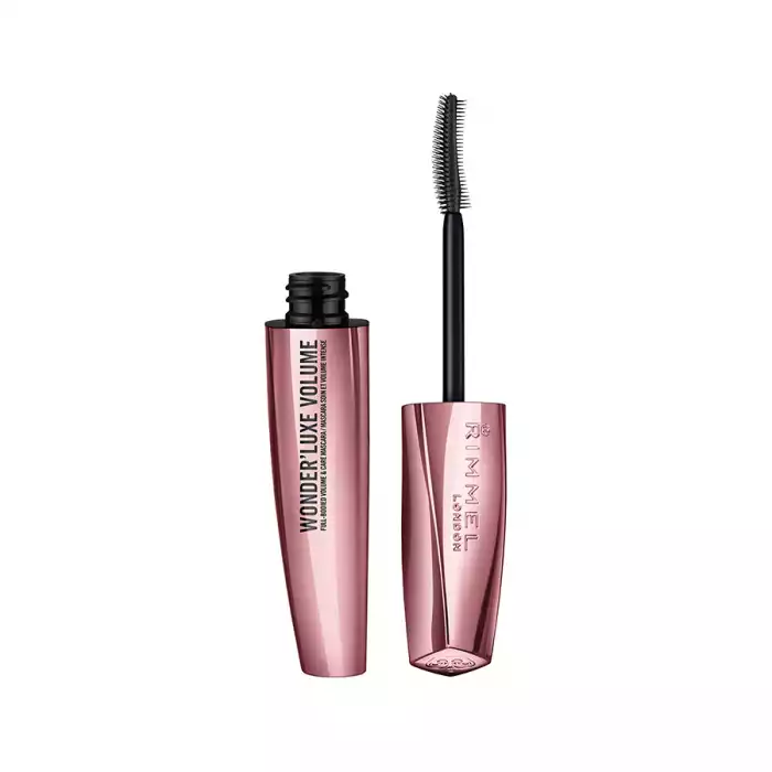 Rimmel London WonderLuxe Volume Mascara Black
It thickens and lengthens eyelashes
It is stable for a long time
Not lumpy and peeling off
It is easy to use
Gives your eyes an attractive, radiant look
Its blended formula | Veela Beauty Rimmel London WonderLuxe Volume Mascara Black
It thickens