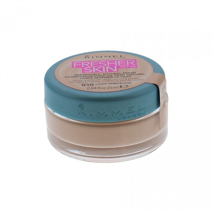 Rimmel London Fresh Skin Foundation with a soft, light texture that glides on easily to give a natural, shine-free look all day long. Formulated with mineral powders that absorb excess oil and prevent shine, the formula | Veela Beauty Rimmel London Fresh Skin Foundation with a soft, light texture that glides on easily to give a natural, shine-free look all day long. Formulated with mineral powders that absorb excess oil and prevent shine, the formula | Veela Beauty