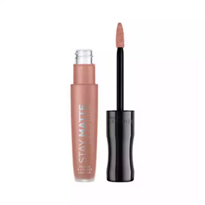 Rimmel London Stay Matte Liquid Lip Colour 810 Plum This Show -Stay Matte LiquidLip Colour is a liquid lipstick with high-intensity colour, velvety matte finish, and a long-lasting, comfortable wear. -Boldness that stay | Veela Beauty Rimmel London Stay Matte Liquid Lip Colour 810 Plum This