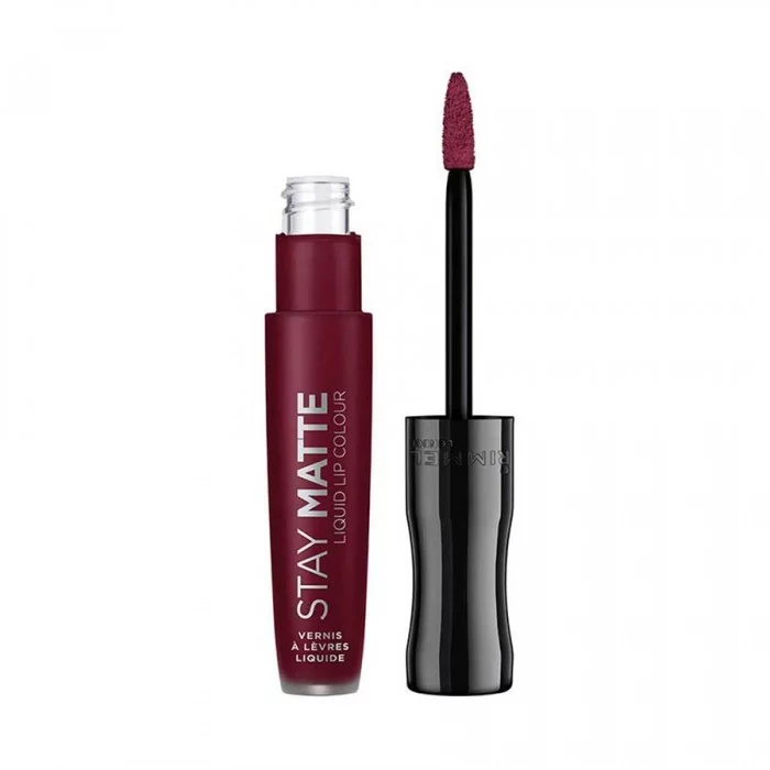 Rimmel London Stay Matte Liquid Lip Colour 810 Plum This Show -Stay Matte LiquidLip Colour is a liquid lipstick with high-intensity colour, velvety matte finish, and a long-lasting, comfortable wear. -Boldness that stay | Veela Beauty Rimmel London Stay Matte Liquid Lip Colour 810 Plum This