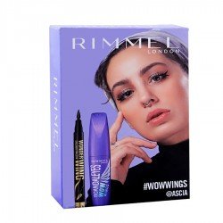 Rimmel Scandaleyes Wow Wings Mascara &  Wonder Eyeliner | فييلا بيوتي