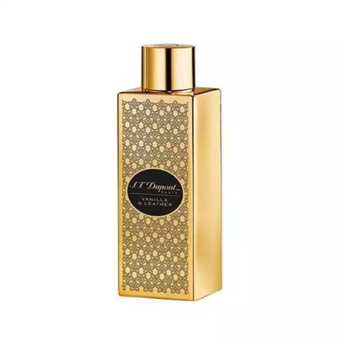 عطر اس تي دوبونت فانيليا اند ليذر للجنسين 100 ملالفانيليا والجلود من إس.تي. Dupont عطر جلدي للنساء والرجال.Julien Rasquinet هو صاحب هذا العطر.مقدمة العطر الفلفل الوردي. قلب العطر التبغ والياسمين والمتة.الروائح الأساس | فييلا بيوتي عطر اس تي دوبونت فانيليا اند