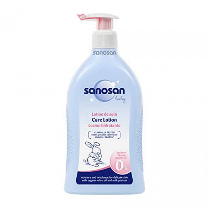 Sanosan Baby Lotion 500ml
Moisture and rebalance for delicate skin.
The rich recipe with organic olive oil and milk protein guards baby’s skin against dryness and supports its natural protective function, preserving its | Veela Beauty Sanosan Baby Lotion 500ml
Moisture and rebalance for delicate skin.
The rich recipe with organic olive oil and milk protein guards baby’s skin against dryness and supports its natural protective function, preserving its | Veela Beauty