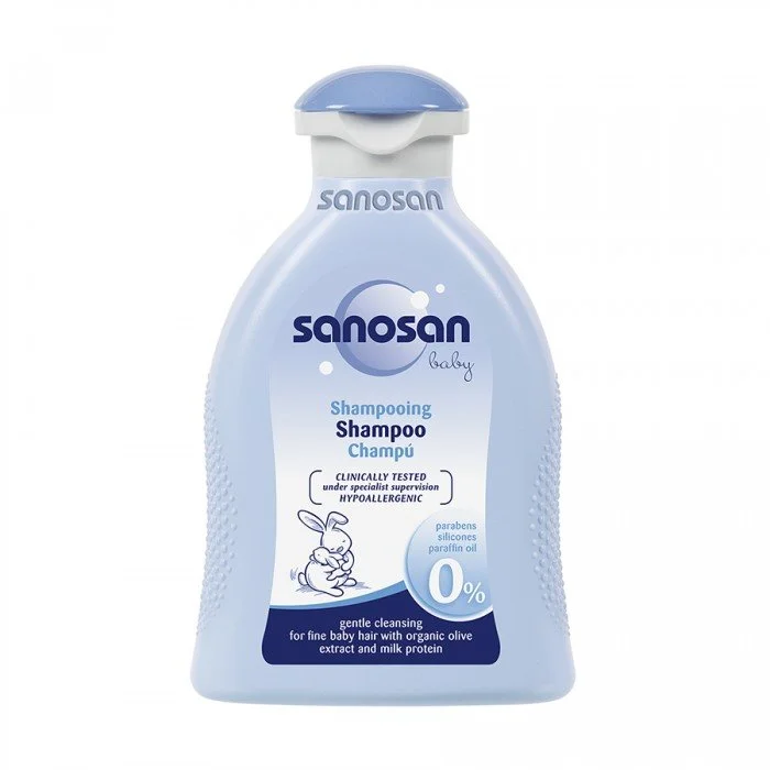 Sanosan Shampoo For Baby 200ml
Daily shampoo for the gentle cleansing of baby’s delicate hair.
Gentle surfactants gently cleanse without stripping away the natural oils of the scalp and can be used from birth on.
Enriche | Veela Beauty Sanosan Shampoo For Baby 200ml
Daily shampoo for the gentle