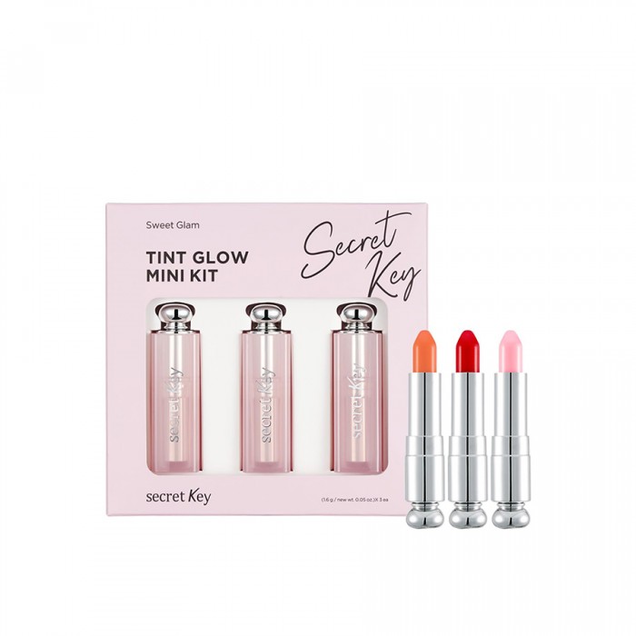 Secret Key Sweet Glam Tint Glow 3 Colour Mini Kit 1.6g×3