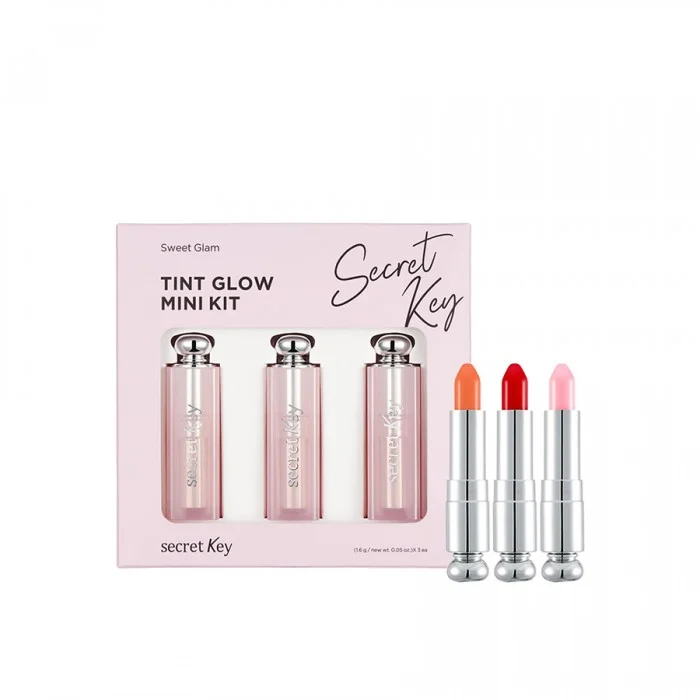 Secret Key Sweet Glam Tint Glow 3 Colour Mini Kit 1.6g×3 Secret Key Sweet Glam Tint Glow 3 Colour Mini Kit 1.6g×3