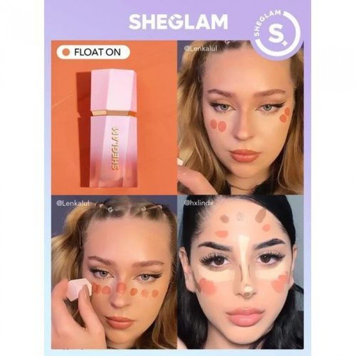 Sheglam Color Bloom Liquid Blush Float On
Features:Lightweight Formula: Glides on the skin and leaves a soft, dewy finish |