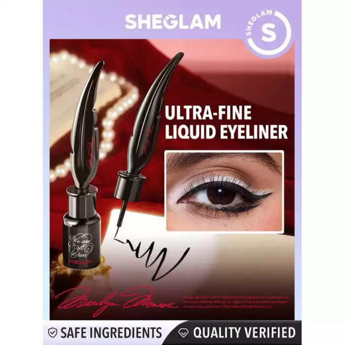 Marilyn Monroe X SHEGLAM A Poets Lover Liquid Eyeliner Marilyn Monroe X SHEGLAM A Poets Lover Liquid Eyeliner - Black | Veela Marilyn Monroe X SHEGLAM A Poets Lover Liquid Eyeliner Marilyn Monroe X SHEGLAM A Poets Lover Liquid Eyeliner - Black | Veela